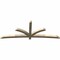 Ekena Millwork Davenport Rough Sawn Timber Gable Bracket, Douglas Fir, 108"W x 40"H x 4"D x 4"F, 9/12 Pitch GBW108X40X0404DAV00RDF - alternate 2